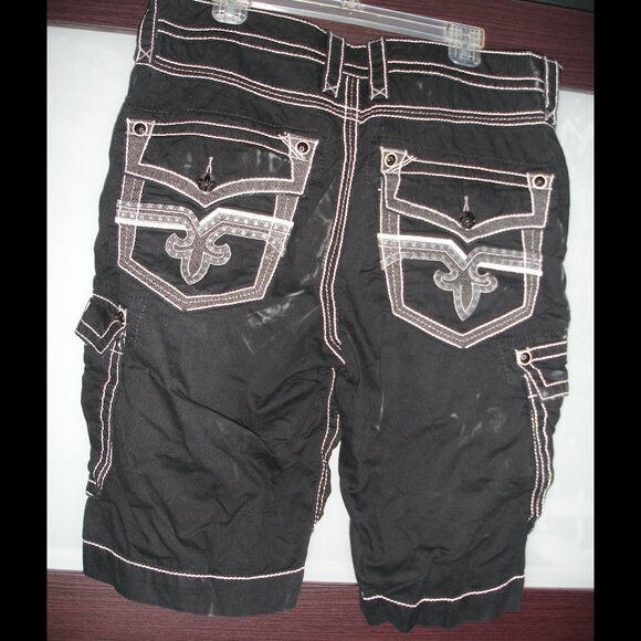 Rock Revival 36 Mens board shorts black - Picture 2 of 3